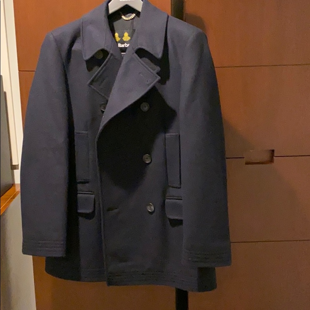 Barbour Peacoat purchased at Bergdorf Goodman
